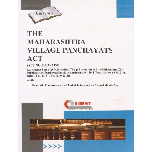 Current Publication's The Maharashtra Village Panchayats Act 1959